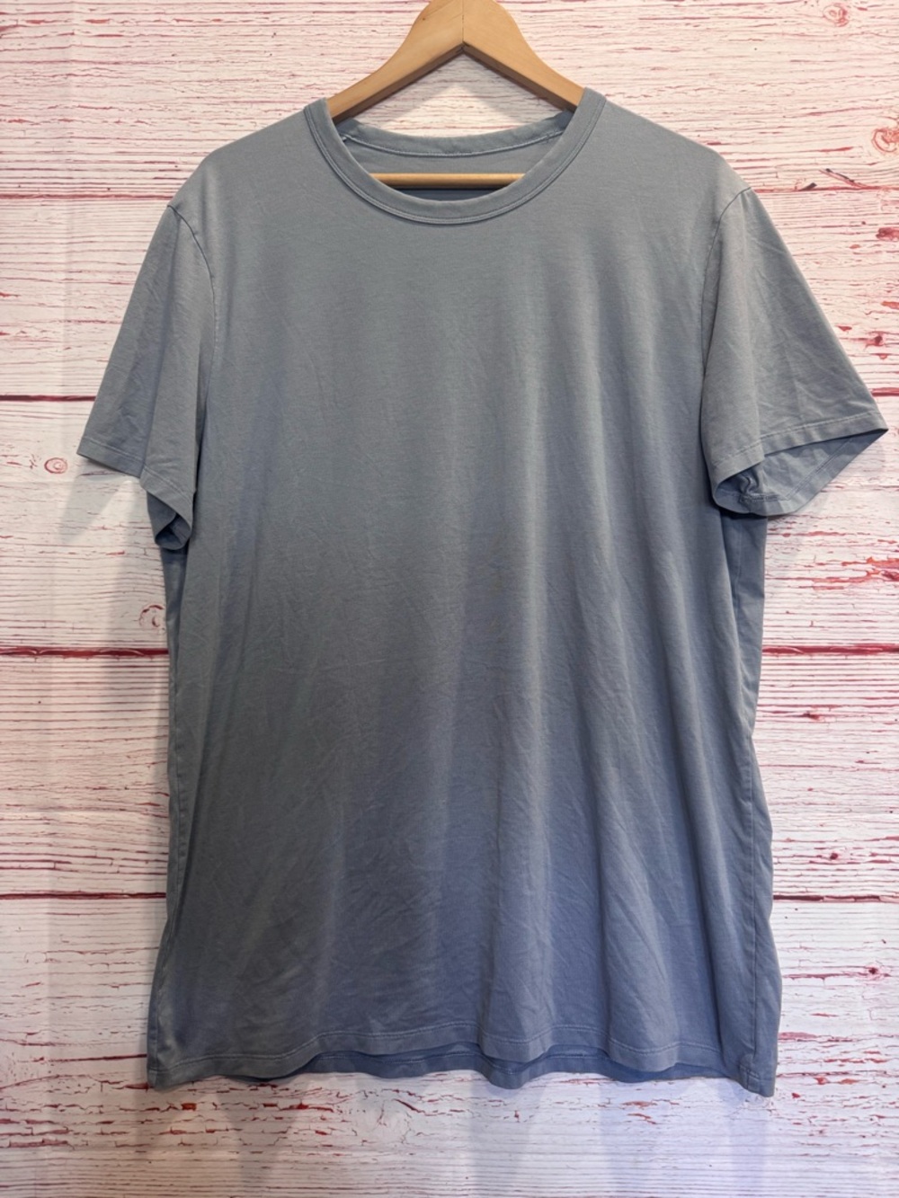 Lululemon 5 Year Basic Tee in Heathered Mach Blue Sz L